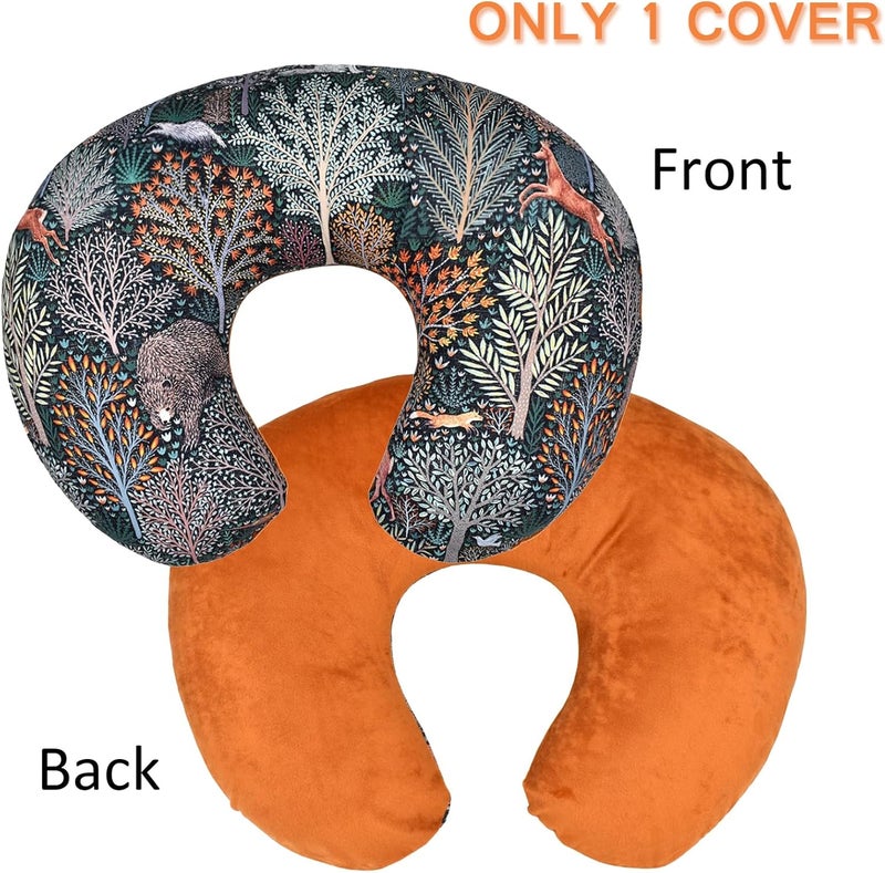 Winmany Baby Nursing Pillow Cover Newborn Removable Breastfeeding Pillowcover Cute Pattern Girls Boys Nursing Pillowcase for Breast and Bottole Feeding - Image 2